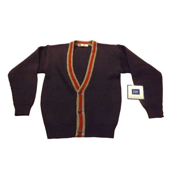 Jon Weston LTD Sweaters - Jon Weston LTD Cardigan Sweater Women Sz L 16‎ - 18 Made In USA Vintage Blue NWT